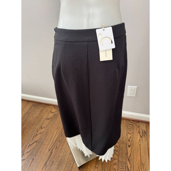 NWT Commense Two Tone Pleated Long Skirt Size Small - Picture 4 of 5